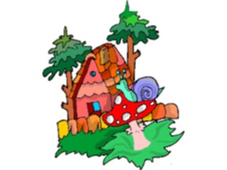 Sticker Custom Preview Image #021933 Animals Cartoons Snailon Mushroom