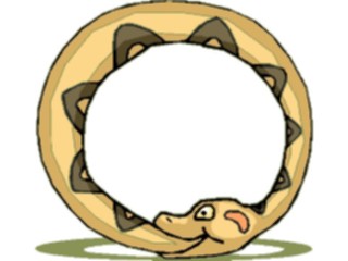 Sticker Custom Preview Image #021977 Animals Cartoons Snake Circle