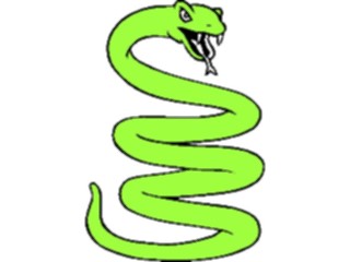 Sticker Custom Preview Image #021982 Animals Cartoons Snake Coiled1