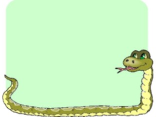 Sticker Custom Preview Image #021987 Animals Cartoons Snake Frame1