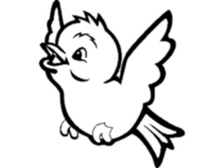 Sticker Custom Preview Image #022012 Animals Cartoons Snow Bird4