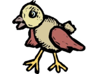 Sticker Custom Preview Image #022014 Animals Cartoons Sparrow