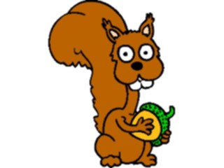 Sticker Custom Preview Image #022052 Animals Cartoons Squirrel02