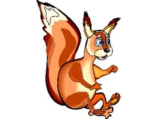 Sticker Custom Preview Image #022058 Animals Cartoons Squirrel08