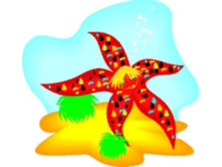 Sticker Custom Preview Image #022089 Animals Cartoons Starfish3