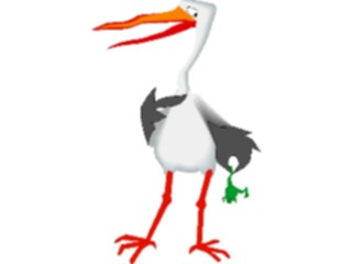 Sticker Custom Preview Image #022096 Animals Cartoons Stork2