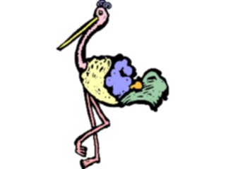 Sticker Custom Preview Image #022098 Animals Cartoons Stork4