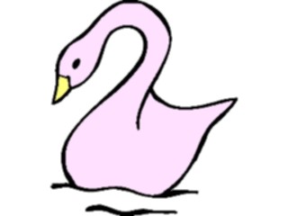 Sticker Custom Preview Image #022105 Animals Cartoons Swan3