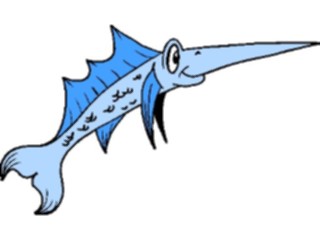 Sticker Custom Preview Image #022112 Animals Cartoons Swordfish3