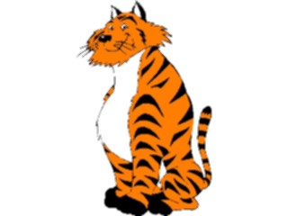 Sticker Custom Preview Image #022120 Animals Cartoons Tiger03