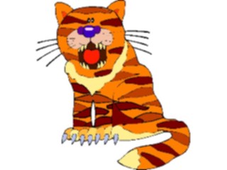 Sticker Custom Preview Image #022127 Animals Cartoons Tiger10