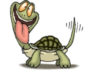 Sticker Custom Preview Image #022181 Animals Cartoons Tortoise Eager