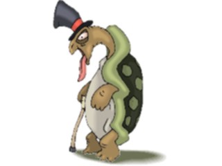 Sticker Custom Preview Image #022183 Animals Cartoons Tortoise Grumpy