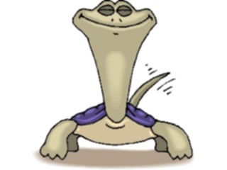 Sticker Custom Preview Image #022199 Animals Cartoons Tortoise Smug