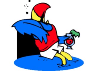 Sticker Custom Preview Image #022223 Animals Cartoons Toucan Tipsy