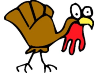 Sticker Custom Preview Image #022229 Animals Cartoons Turkey03