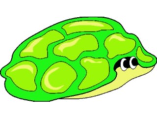 Sticker Custom Preview Image #022275 Animals Cartoons Turtle Hiding