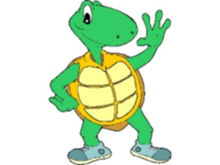 Sticker Custom Preview Image #022281 Animals Cartoons Turtle Runner