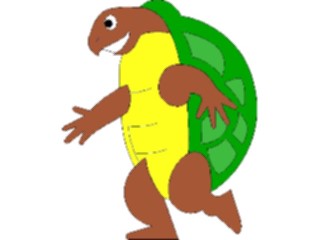 Sticker Custom Preview Image #022282 Animals Cartoons Turtle Running1