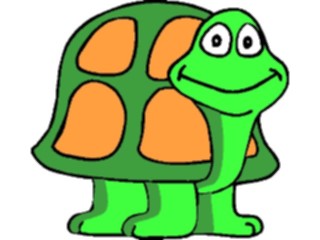 Sticker Custom Preview Image #022290 Animals Cartoons Turtle Smiling