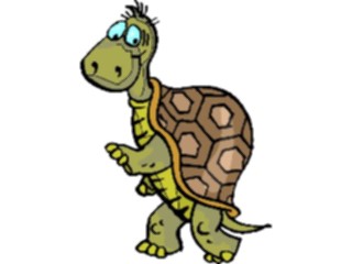 Sticker Custom Preview Image #022299 Animals Cartoons Turtle Walking