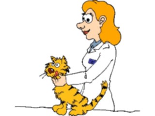 Sticker Custom Preview Image #022309 Animals Cartoons Veterinarian1