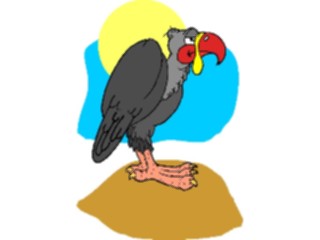 Sticker Custom Preview Image #022319 Animals Cartoons Vulture04