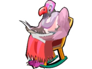 Sticker Custom Preview Image #022329 Animals Cartoons Vulture Grandpa