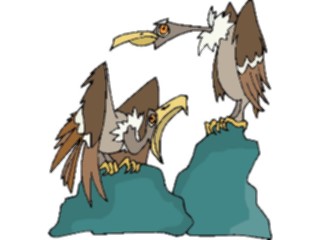 Sticker Custom Preview Image #022332 Animals Cartoons Vultures