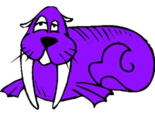 Sticker Custom Preview Image #022334 Animals Cartoons Walrus1