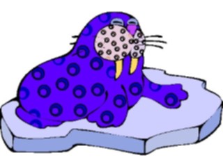 Sticker Custom Preview Image #022338 Animals Cartoons Walrus5