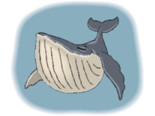 Sticker Custom Preview Image #022383 Animals Cartoons Whale Smiling2