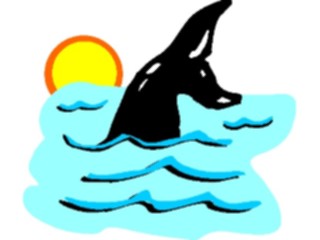 Sticker Custom Preview Image #022384 Animals Cartoons Whale Tail