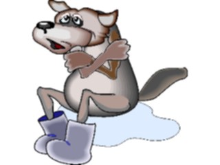 Sticker Custom Preview Image #022390 Animals Cartoons Wolf4