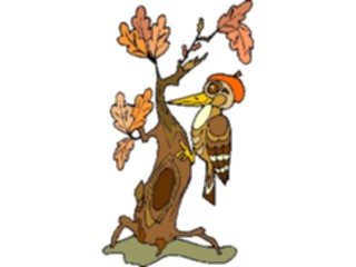 Sticker Custom Preview Image #022429 Animals Cartoons Woodpecker3