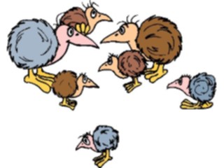 Sticker Custom Preview Image #022433 Animals Cartoons Wooly Birds