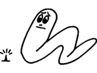 Sticker Custom Preview Image #022443 Animals Cartoons Worm10