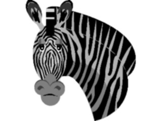 Sticker Custom Preview Image #022476 Animals Cartoons Zebra01