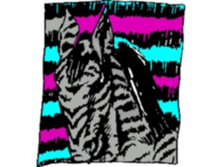 Sticker Custom Preview Image #022477 Animals Cartoons Zebra02