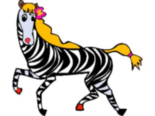 Sticker Custom Preview Image #022481 Animals Cartoons Zebra06