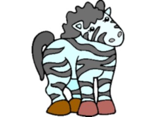 Sticker Custom Preview Image #022483 Animals Cartoons Zebra08