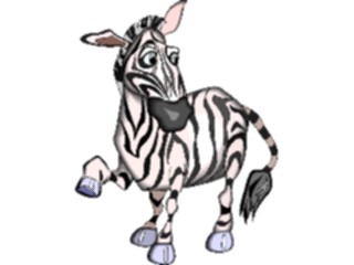 Sticker Custom Preview Image #022484 Animals Cartoons Zebra09