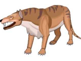 Sticker Custom Preview Image #022491 Animals Dinosaurs Andrewsarchus