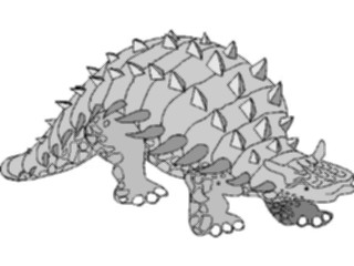 Sticker Custom Preview Image #022493 Animals Dinosaurs Ankylosaurus1