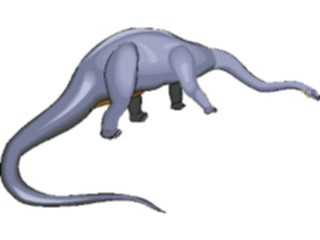 Sticker Custom Preview Image #022567 Animals Dinosaurs Diplodocus1