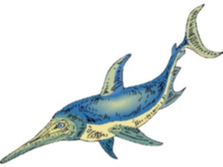 Sticker Custom Preview Image #022580 Animals Dinosaurs Ichthyosaurus3