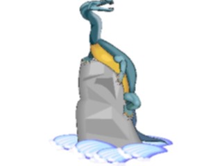 Sticker Custom Preview Image #022603 Animals Dinosaurs Nothosaurus