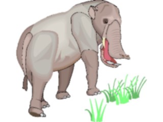 Sticker Custom Preview Image #022609 Animals Dinosaurs Platybelodon