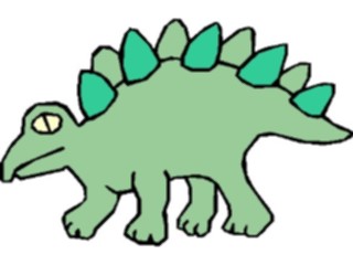 Sticker Custom Preview Image #022650 Animals Dinosaurs Stegosaurus09