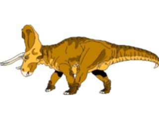 Sticker Custom Preview Image #022656 Animals Dinosaurs Torosaurus